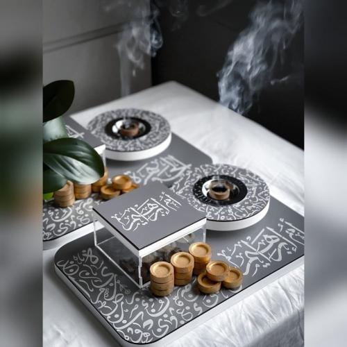 طقم مباخر الحروف العربيه