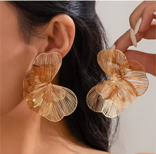 Multi Layers earrings Gold