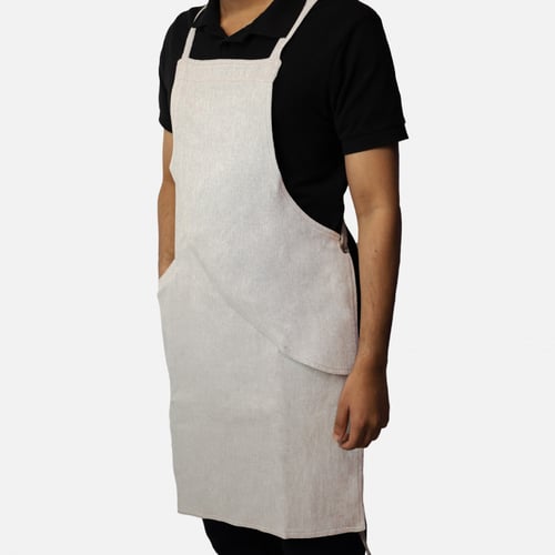 مريلة بلون رصاصي فاتح جداً