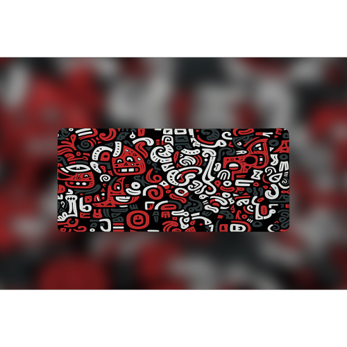 Graphic art mouse pad
