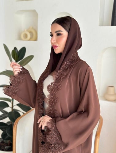 Brown floral