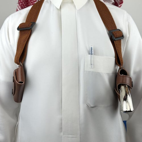 محزم مسدس محالة مطاط كامل ثلاث الوان للمسدسات المح...