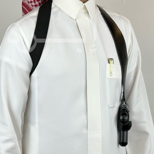 محزم مسدس نص جلد سنقل لون اسود