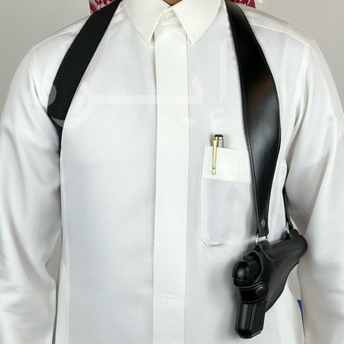 محزم مسدس نص جلد سنقل لون اسود