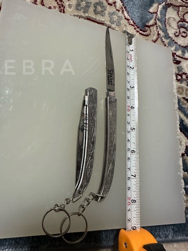 مطوية خوجة بمقبض فضي منقوش