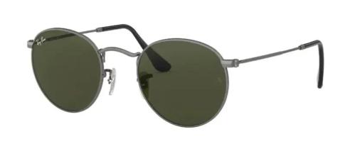 ROUND METAL3447 029 glossy gunmetal G15 green 50-2...