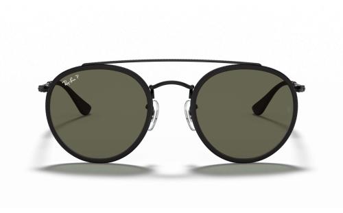 ROUND DOUBLE BRIDGE3647 002/58 black G15 polarized...