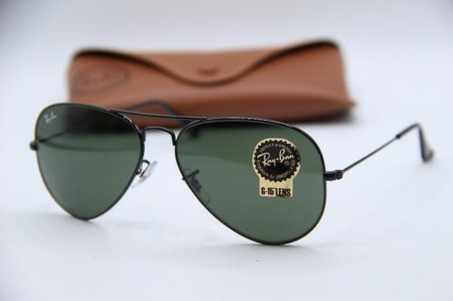 AVIATOR3025 L2823 glossy black G15 green 58-14-135