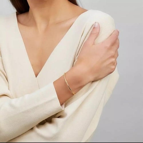 سوارة لوفرين النسائية بتصميم الخيزران الذهبي