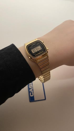 ساعة كاسيو رقمية نسائي ذهبي LA670WGA-9