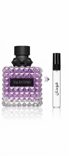 عينة عطر فالنتينو دونا بورن ان روما بيربل ميلانكول...