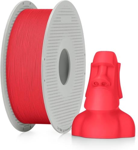 Bambulab Matte PLA Filament Scarlet Red 1kg (With...