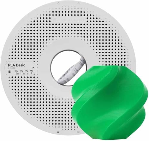 Bambulab Basic PLA Filament Bambu Green 1kg (with...
