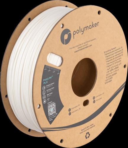 Polymaker Polylite PLA Filament White 1kg