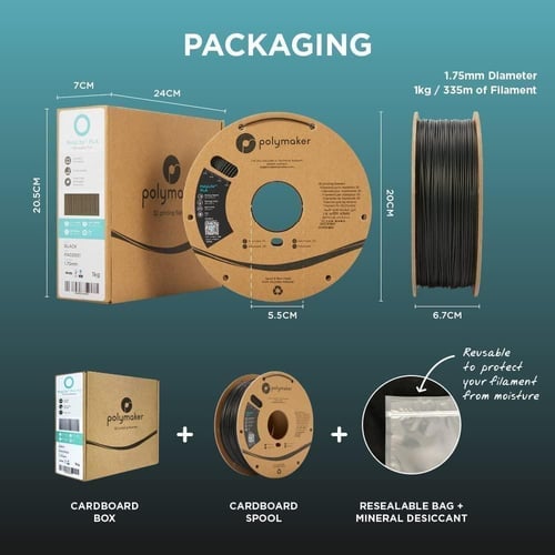 Polymaker Polylite PLA Filament Brown 1kg