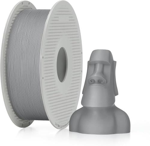 Bambulab Matte PLA Filament Ash Grey 1kg (With spo...