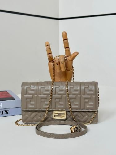 Fendi baguette on chain