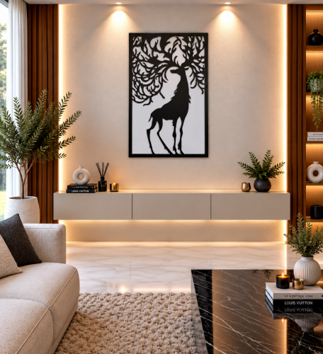 لوحات خشبية طولية تصميم عصري