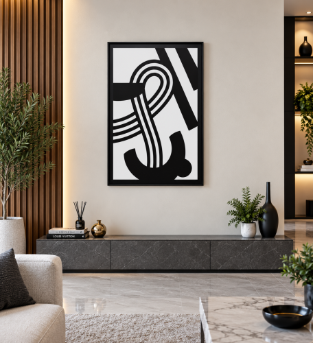 لوحات خشبية طولية تصميم عصري