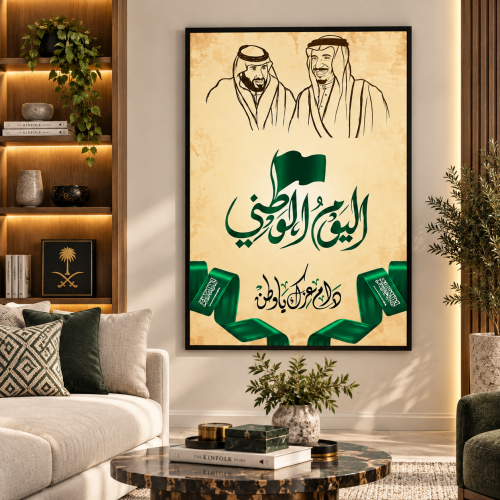 لوحات اليوم الوطني السعودي