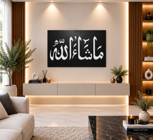 لوحات خشبية عرضية تصميم عصري