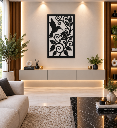 لوحات خشبية طولية تصميم عصري