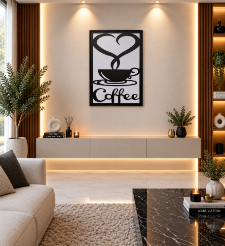 لوحات خشبية طولية تصميم عصري