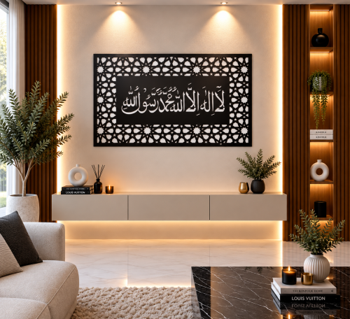 لوحات خشبية عرضية تصميم عصري