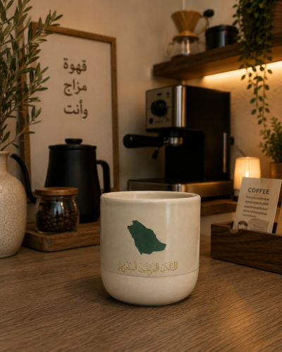 كوب خريطة السعودية