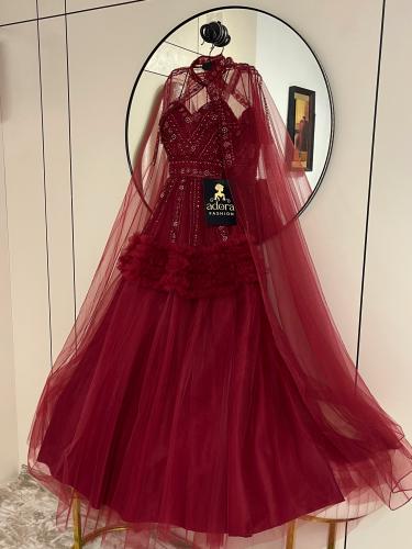 فستان سهره احمر