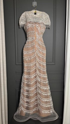 فستان سهره كريستالات