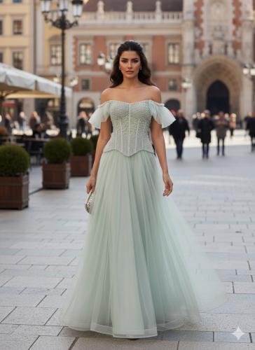 فستان سهرة انيق