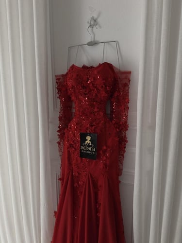 فستان سهره احمر