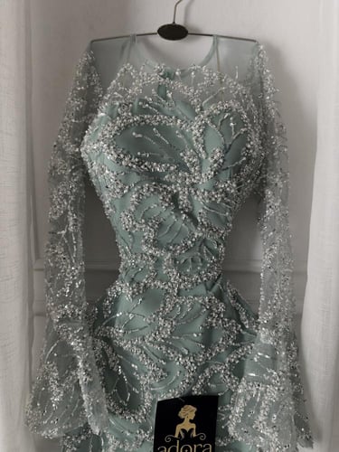 فستان سهره تطريز كامل