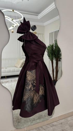 فستان سهرة قصير