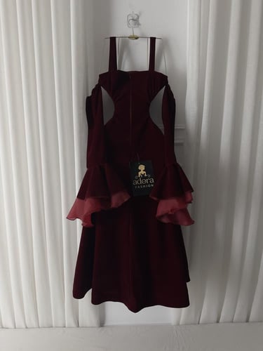 فستان مخمل انيق