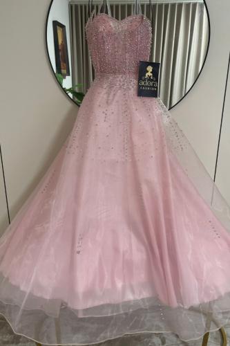 فستان سهره تطريز صدر