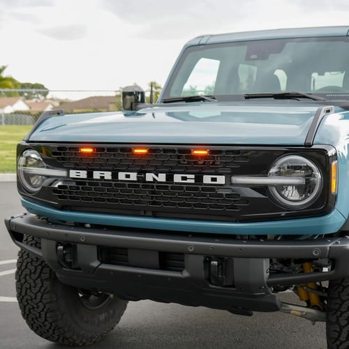 LED front grille lights for Bronco