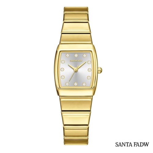 ساعه نسائي حديد لون ذهبي