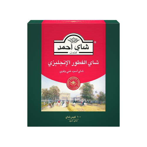شاي احمد اسود الفطور الإنجليزي 100 كيس شاي