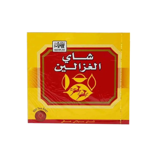 شاي الغزالين سيلاني اسود 100 خيط