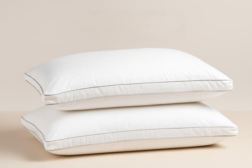 بكج مخدتين فندقية قطن 100%