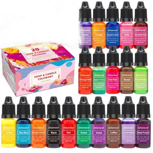 الون شمع سائل 20 لون