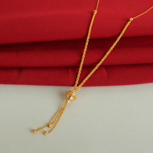 عقد ذهب عيار 21