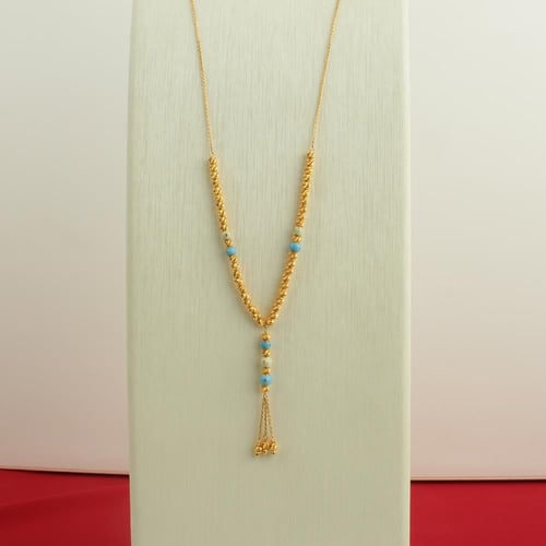 عقد ذهب عيار 21