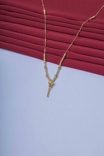 عقد ذهب تصميم بحريني عيار 21 الوزن 6.92 جم