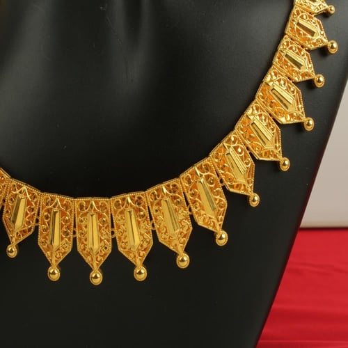 طقم ذهب عيار 21