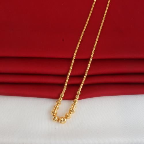 سبحة ذهب تصميم بحريني عيار 21 الوزن 8.95 جم