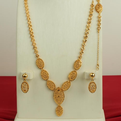 طقم ذهب عيار 21