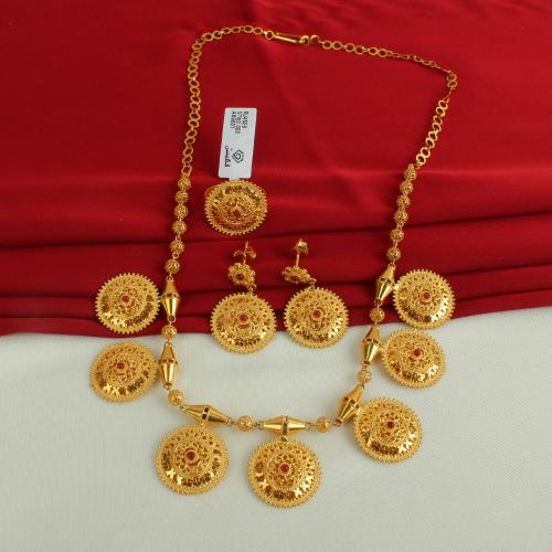 طقم ذهب عيار 21
